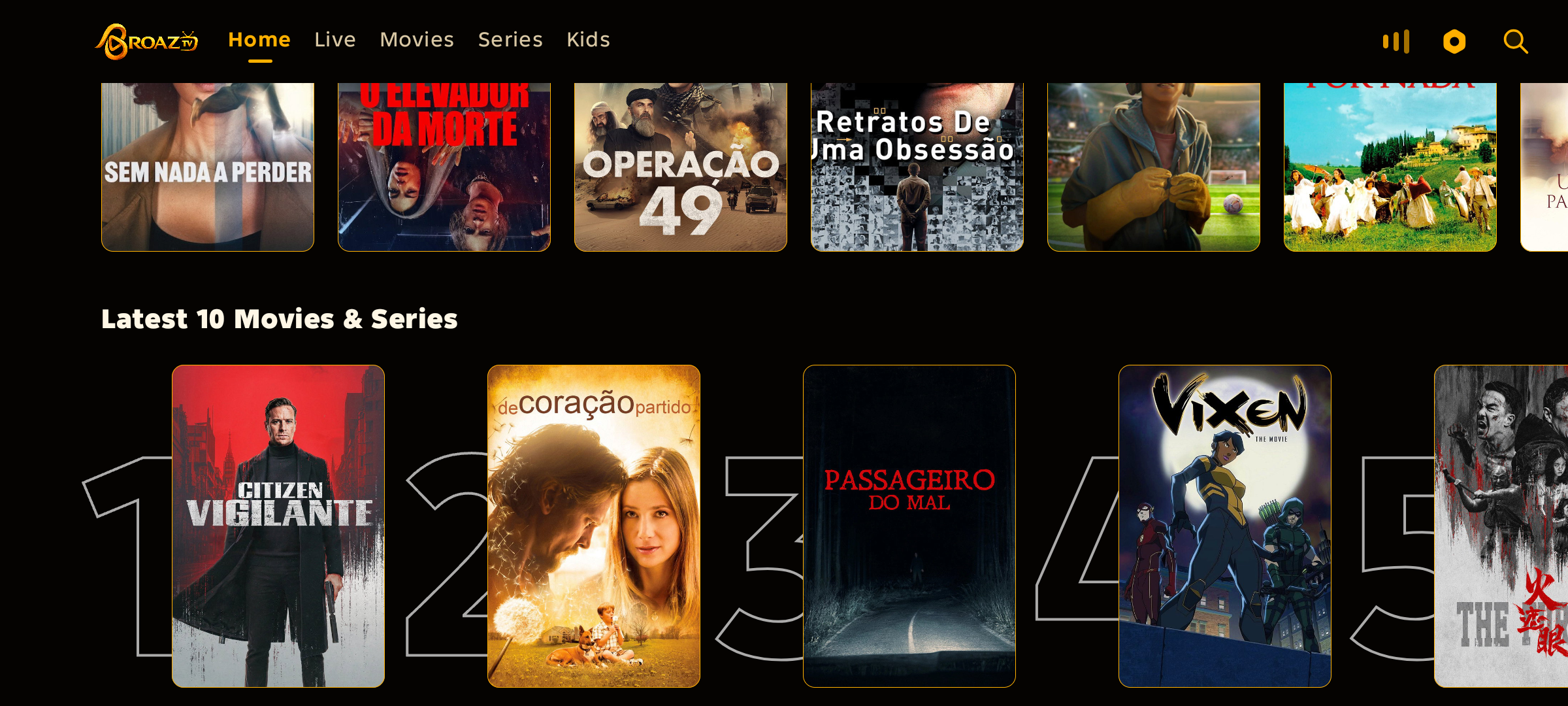 Tela 3 do BroAZ TV
